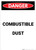 Combustible Dust - Portrait Wall Sign