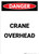 Crane Overhead - Portrait Wall Sign