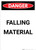 Falling Material - Portrait Wall Sign
