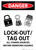 Lock Out Power Before Removing Guards - Portrait Wall Sign