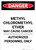 Methyl Chloromethyl Ether May Cause Cancer - Portrait Wall Sign