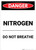 Nitrogen Do Not Breath - Portrait Wall Sign