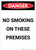 No Smoking On These Premises - Portrait Wall Sign