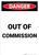 Out Of Commission - Portrait Wall Sign