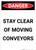 Stay back 100 Feet - Portrait Wall Sign
