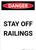 Stay Off Racking - Portrait Wall Sign