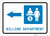 Billing Department Left Arrow with Icon Landscape - Wall Sign