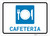 Cafeteria (with Symbol) Landscape - Wall Sign