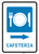 Cafeteria (with Symbol) Right Arrow Portrait - Wall Sign