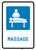 Massage with Icon Portrait - Wall Sign