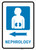 Nephrology Left Arrow with Icon Portrait - Wall Sign