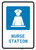Nurse Station with Icon Portrait - Wall Sign