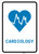 Cardiology with Icon Portrait v2 - Wall Sign
