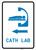 Cath Lab Left Arrow with Icon Portrait v2 - Wall Sign