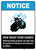 Notice: Washing Hands Properly Stop the Spread ANSI Portrait - Wall Sign