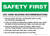 Safety First: CDC Hand Washing Recommendations Landscape - Wall Sign