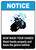 Notice: Wash Your Hands Properly and Leave Germs Behind ANSI Portrait - Wall Sign