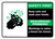 Safety First: Keep Calm and Wash Your Hands Bilingual with Icon Landscape - Wall Sign