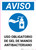 Notice: Mandatory Use Of Anti-Bacterial Hand Gel Spanish With Icon Portrait - Wall Sign