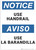 Notice: Use Handrail Bilingual - Wall Sign