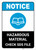 Notice: Hazardous Materials Check Sds Files - Wall Sign