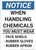 Notice: Portrait Ppe Chemicals Shield Gloves Apron - Wall Sign