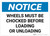 Notice: Wheels Chocked Before Loading - Wall Sign