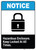 Notice: Hazardous Enclosure, Keep Locked At All Times - Wall Sign