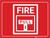 Fire Alarm Pull Station - Floor Marking Sign