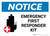 Notice: Emergency First Responder Kit with Icon - Wall Sign