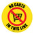 No Carts in This Line - Floor Sign