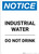 Notice: Industrial Water Do Not Drink - Portrait Wall Sign