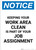 Notice: Keeping Your Work Area Clean is Part of Your Job Assignment - Portrait Wall Sign