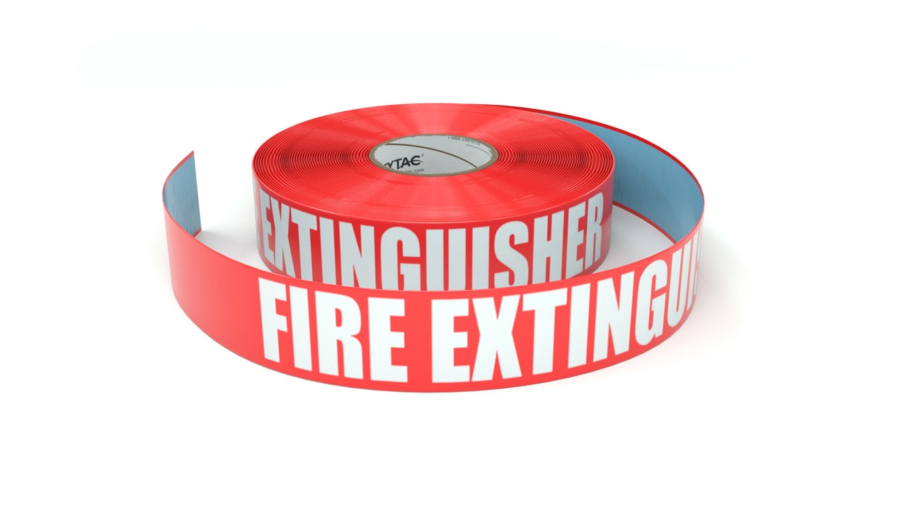 Fire Reel House - Do Not Block - Inline Printed Floor Marking Tape