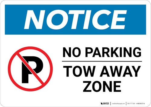 USA TOW AWAY ZONE看板 No Parking Tow Away Zone Sign, 12