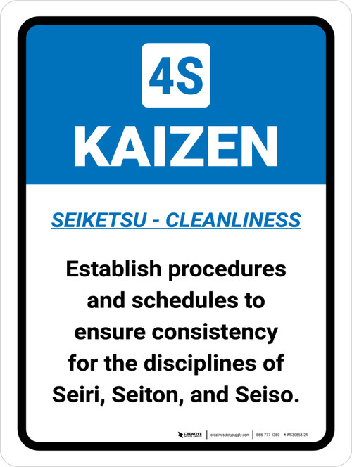 Kaizen 4S Portrait - Wall Sign