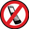 No Cell Phone Custom Floor Sign