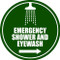 Emergency Shower and Eyewash Right Sign