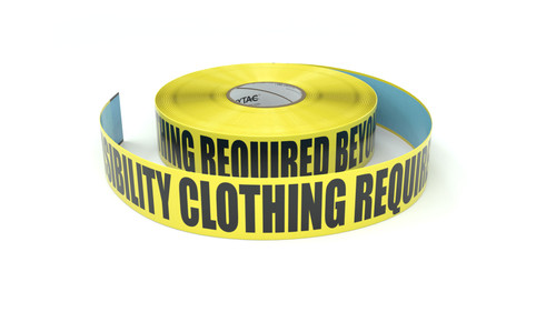 High Visibility Clothing Required Beyond This Point - Inline Printed ...