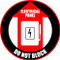 Electrical Panel Do Not Block red/black Sign