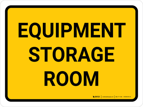 【】ハウスロゴスタンド Equipment Storage Room Landscape - Wall Sign