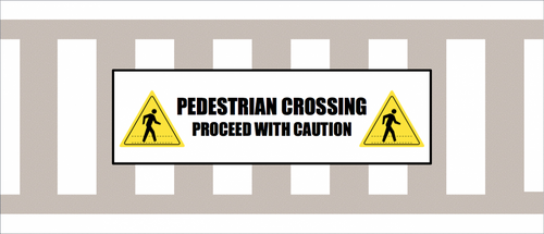 Pedestrian Crossing Industrial Indoor Cross Walk, Fully Customizable ...