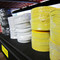 dot tape on shelf