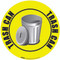 Trash Can Custom Floor Safety Sign