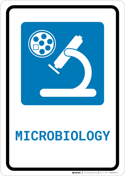 Microbiology signage | Microbiology sticker & posters