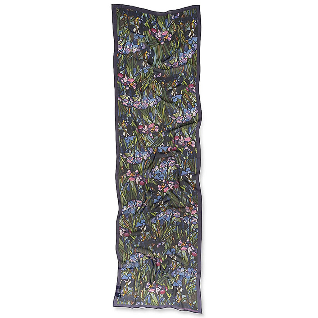 Louis C. Tiffany Iris Scarf