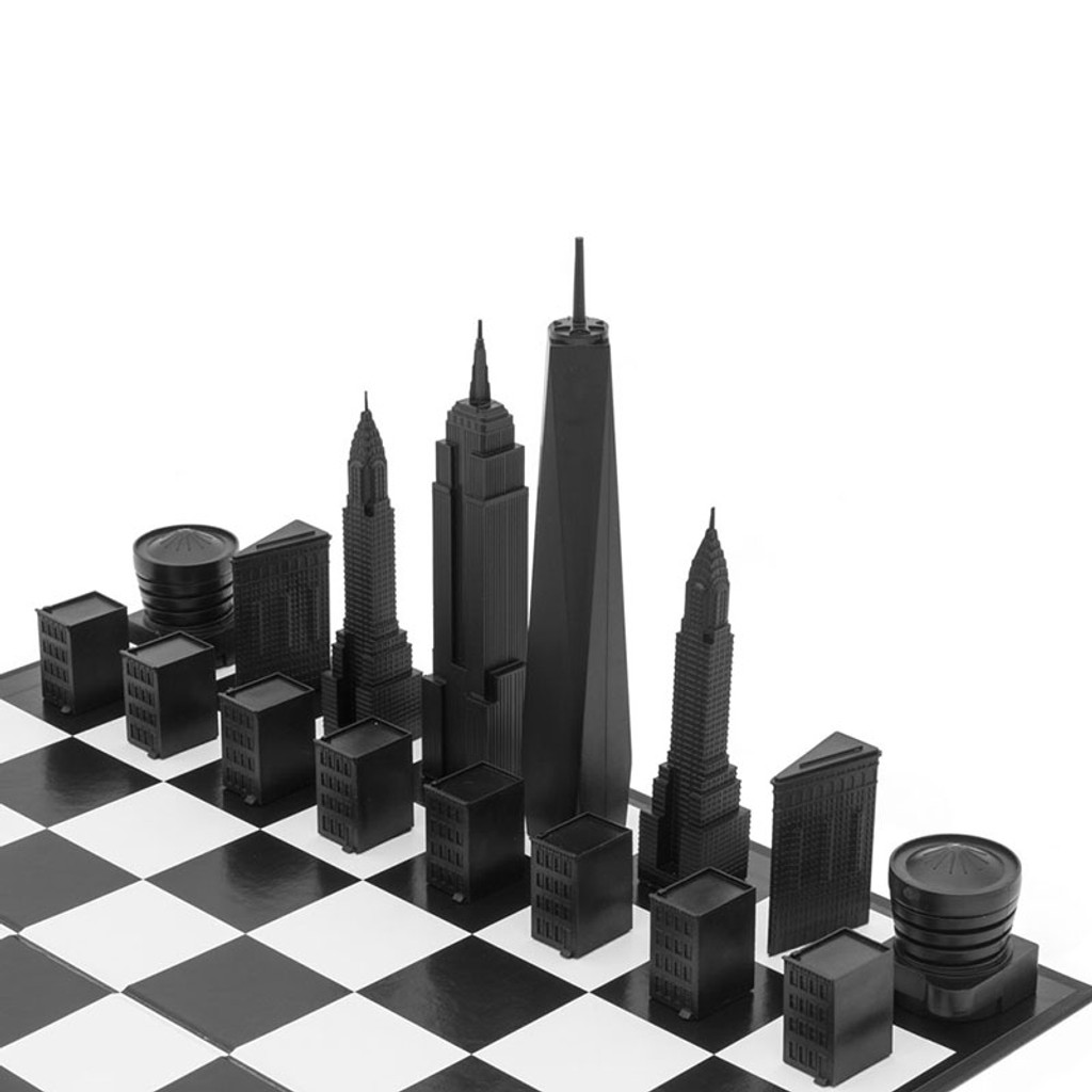 New York City Skyline Chess Set