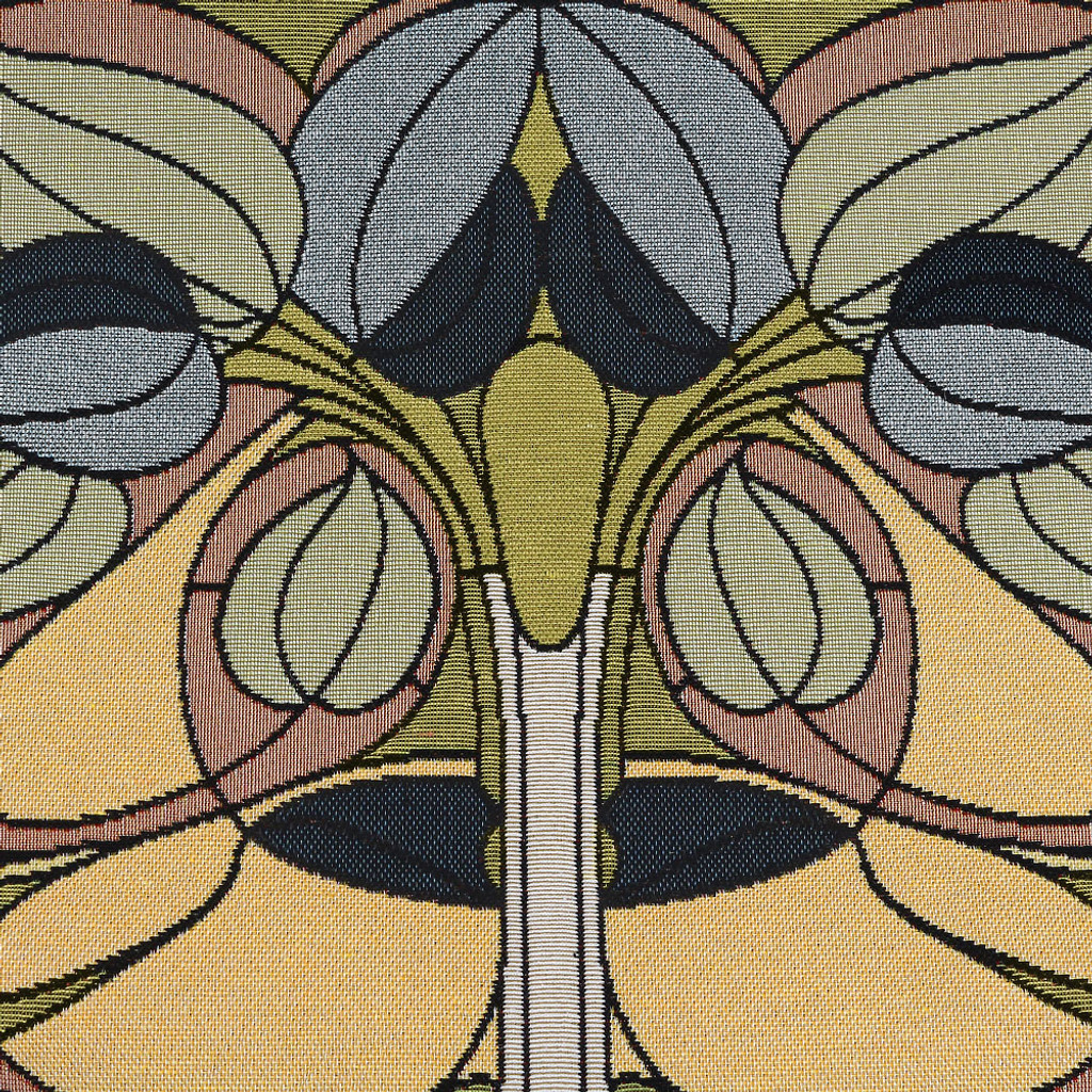 Arts & Crafts Art Nouveau Spring Floral Tapestry Pillow 