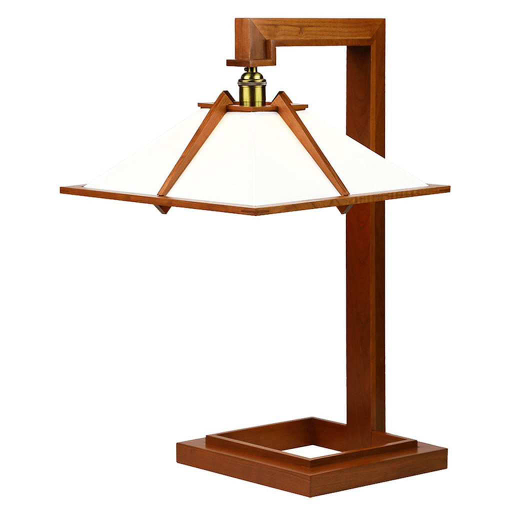 Frank Lloyd Wright Taliesin 1 Table Lamp - Cherry