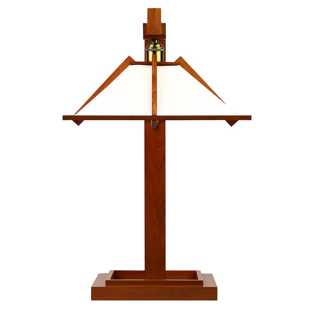 Frank Lloyd Wright Taliesin 1 Table Lamp - Cherry